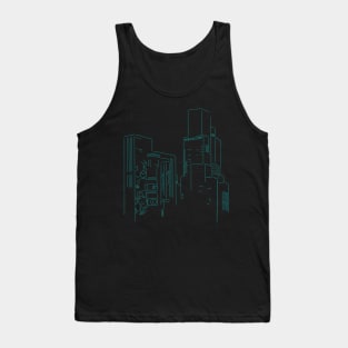 Cyberpunk City Tank Top